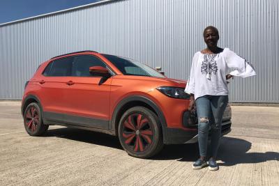 2020 Volkswagen T-Cross long termer - Millie standing by the car