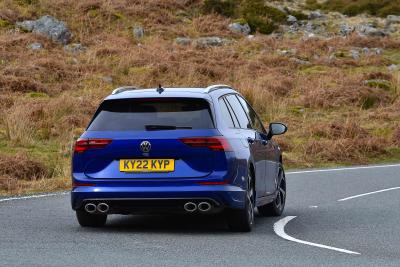 VW Golf R estate rear corner