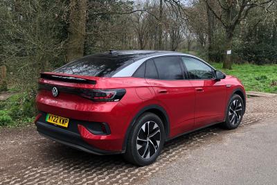 Volkswagen ID 5 in the woods