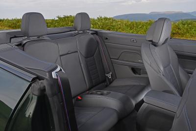New BMW 4 Series Convertible rear seats