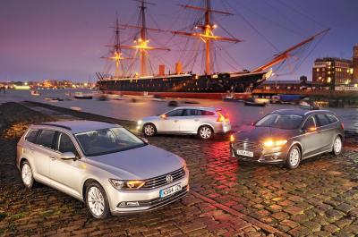 Ford Mondeo Estate vs Volkswagen Passat Estate vs Volvo V60