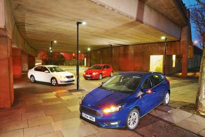 Ford Focus vs Volkswagen Golf vs Skoda Octavia
