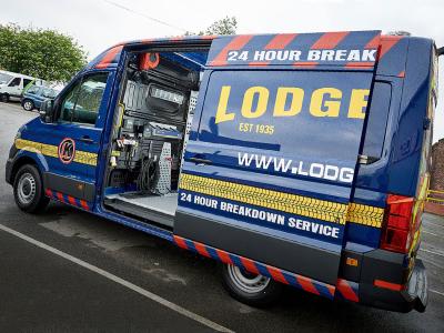 With 300 uniquely customised vans, commercial tyre-fitting company Lodge Tyre faces some unique challenges
