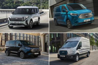 Ford Pro all-electric range grid