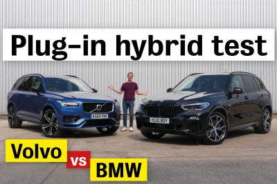 BMW X5 xDrive45e vs Volvo XC90 T8 video review