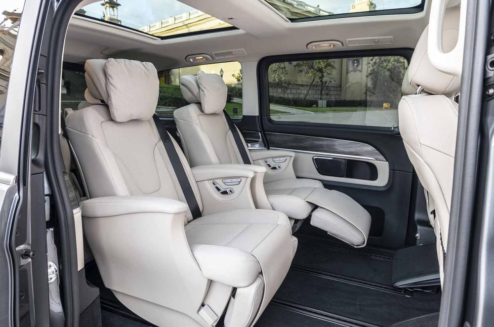Mercedes-Benz V-Class 2019 LHD rear seats