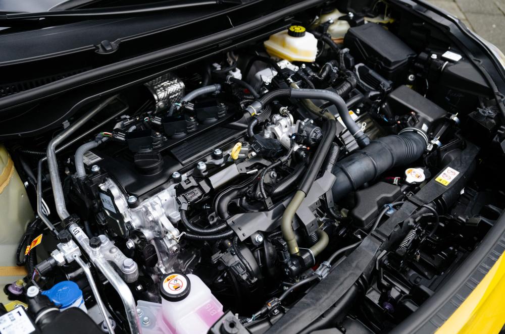 Toyota Aygo X Hybrid engine bay
