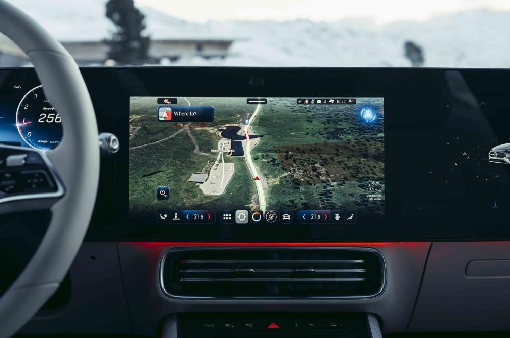 Mercedes CLA interior details