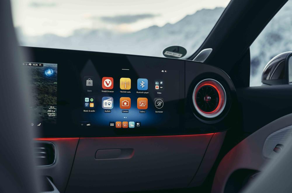 Mercedes CLA interior details