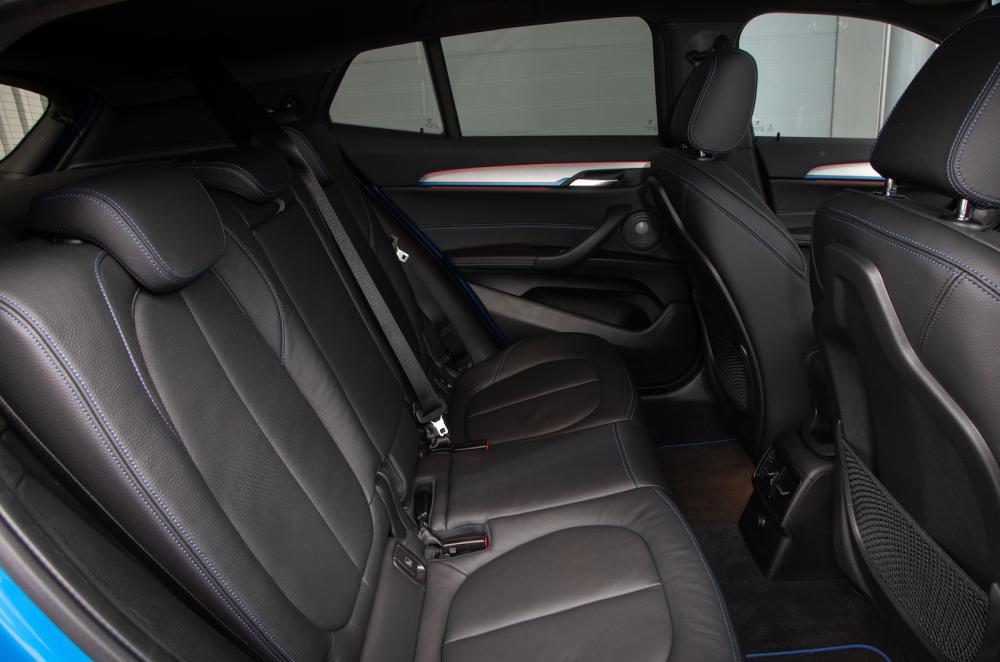 BMW X2 2019 rear seats