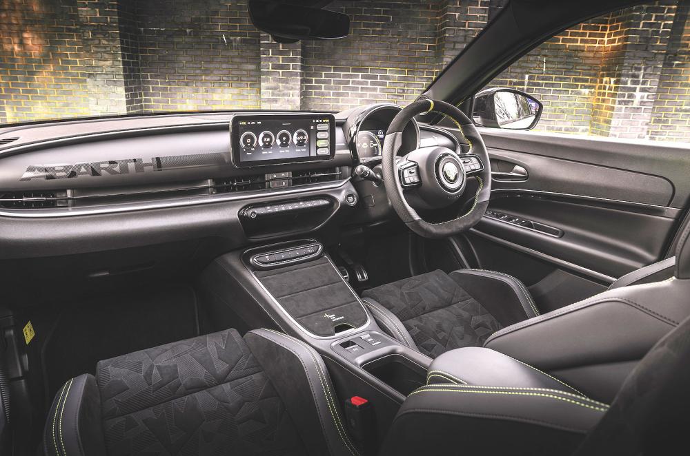 Abarth 600e dashboard