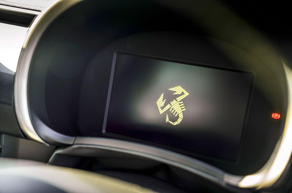 Abarth 600e driver display