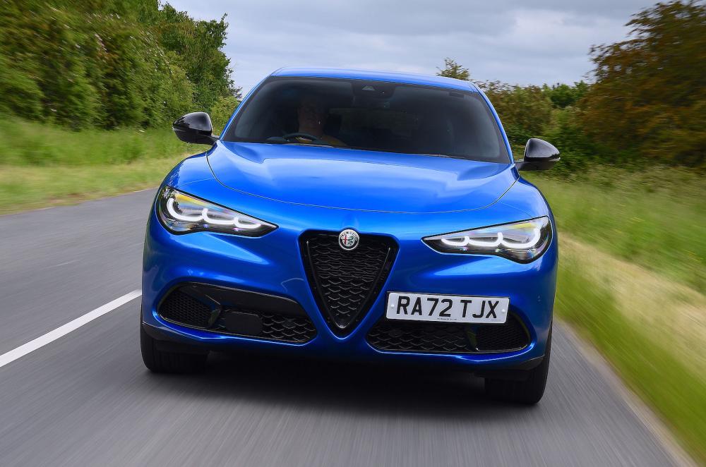 Alfa Romeo Stelvio front driving