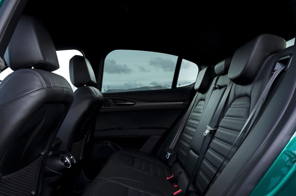 Alfa Romeo Stelvio Quadrifoglio back seats