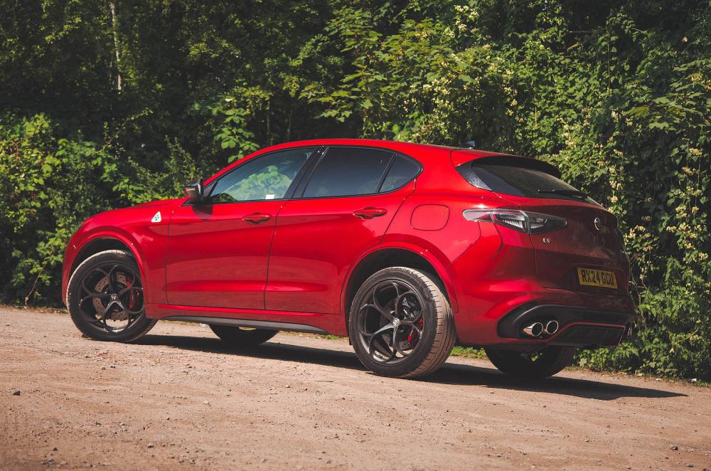 Alfa Romeo Stelvio Quadrifoglio rear left static