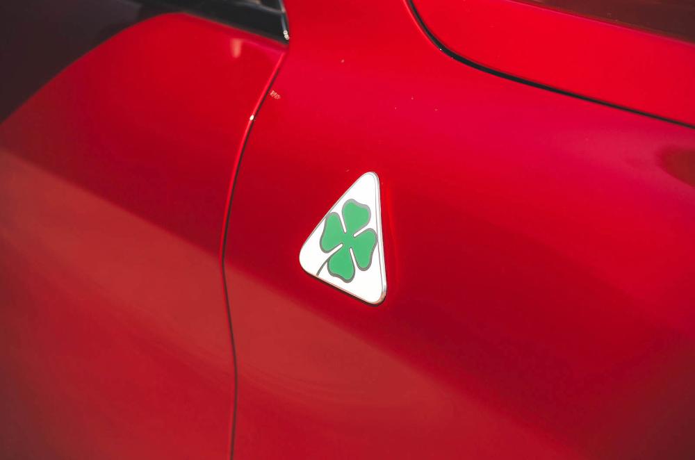 Alfa Romeo Stelvio Quadrifoglio side badge