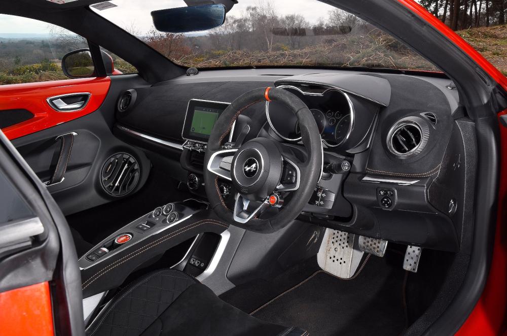 Alpine A110 dashboard