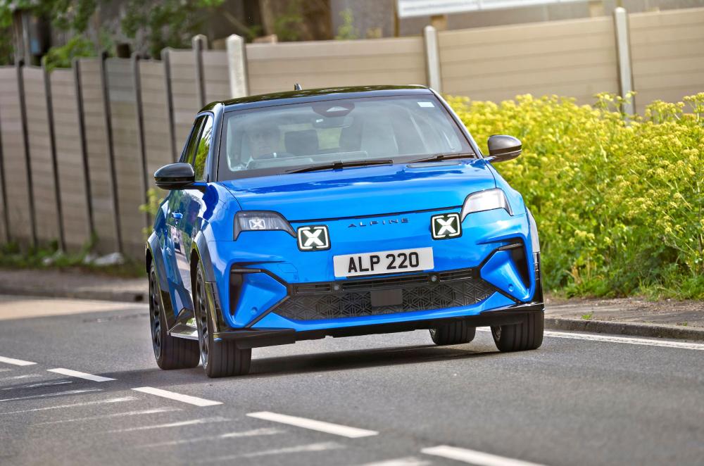 Alpine A290 front right driving