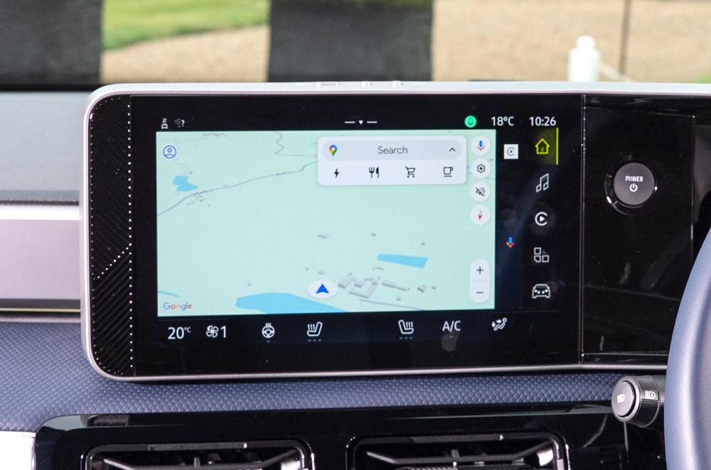 Alpine A290 infotainment touchscreen