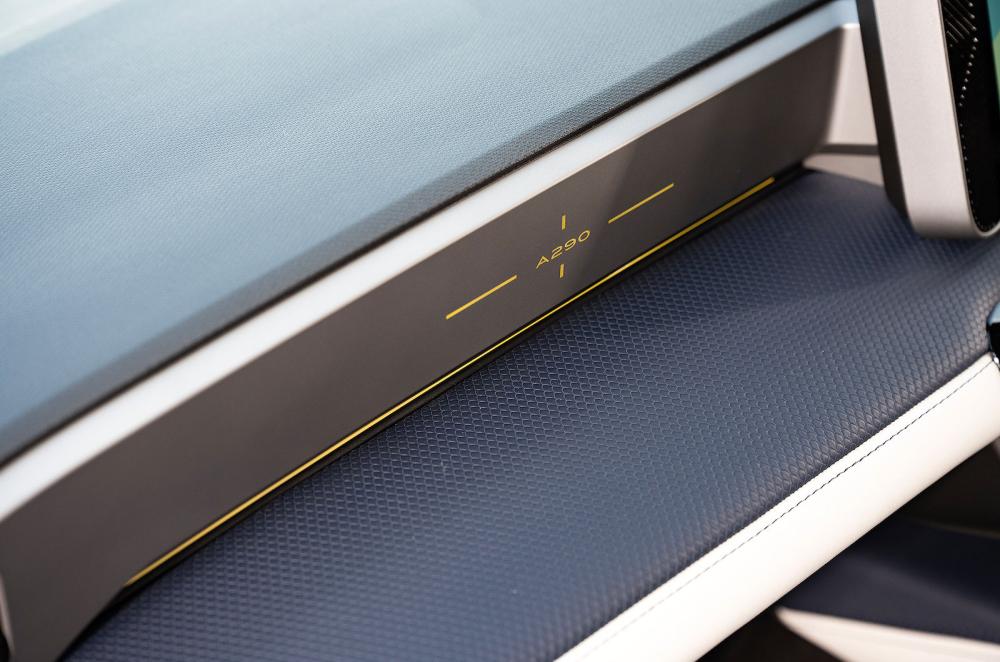 Alpine A290 interior detail