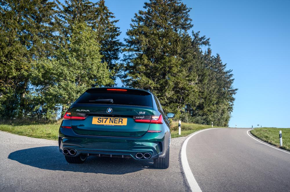 BMW Alpina B3 Touring 2022 rear cornering