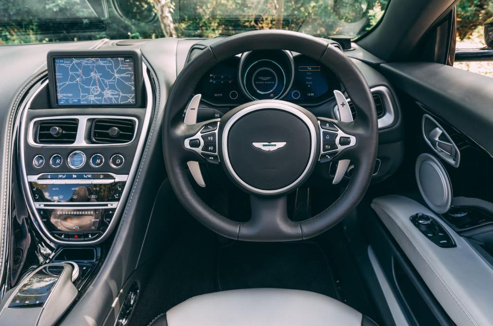 Aston Martin DBS Volante 2019 RHD dashboard