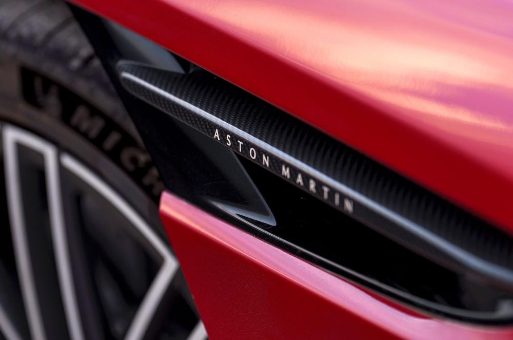 Aston Martin DB12 badge detail