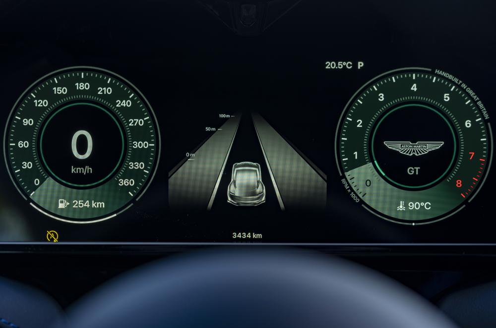 Aston Martin DB12 driver's display