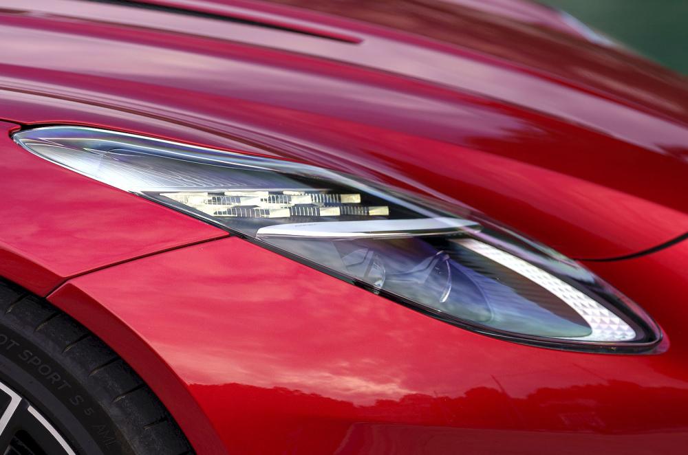Aston Martin DB12 headlights detail
