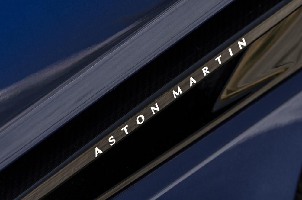 Aston Martin DB12 lettering detail