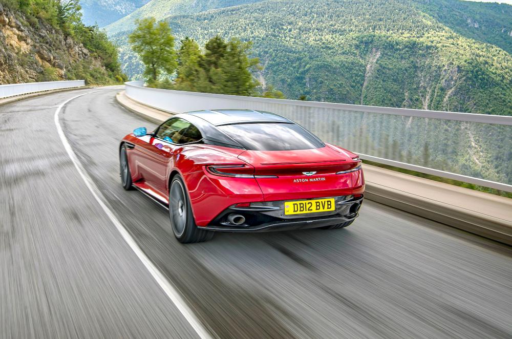Aston Martin DB12 rear cornering