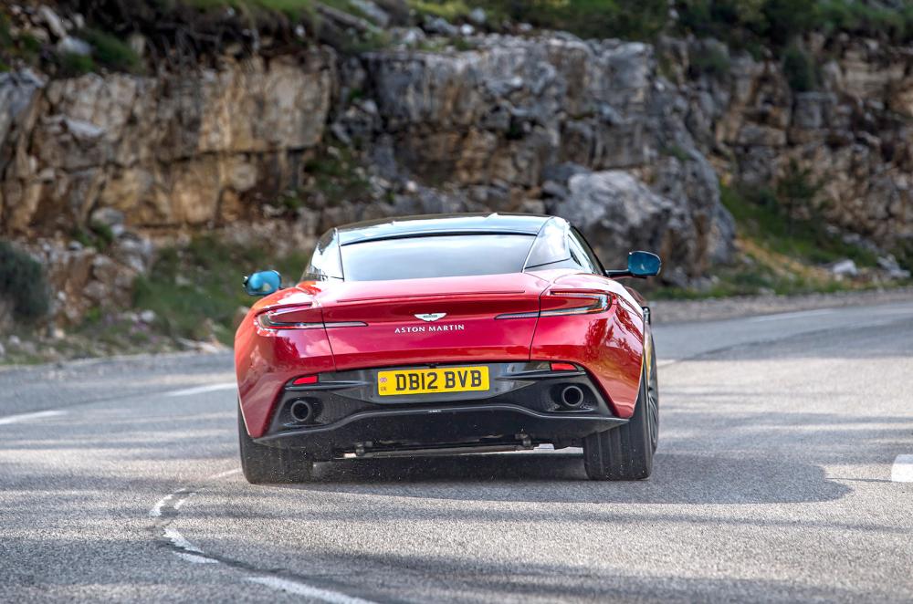 Aston Martin DB12 rear cornering
