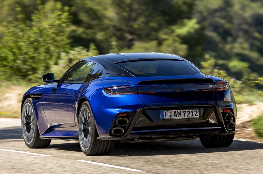 Aston Martin DB12 rear cornering