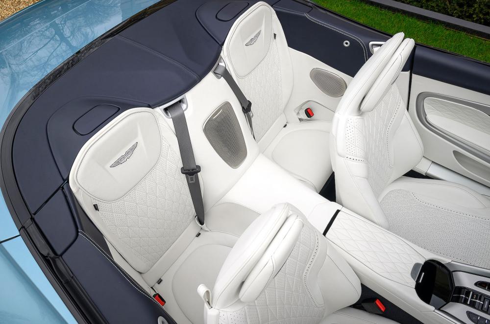 Aston Martin DB12 Volante back seats
