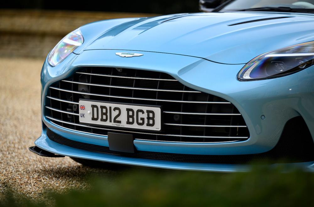 Aston Martin DB12 Volante grille detail