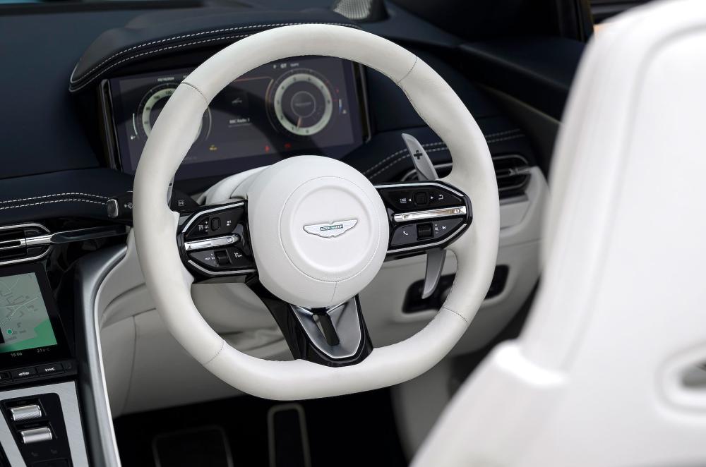 Aston Martin DB12 Volante steering wheel