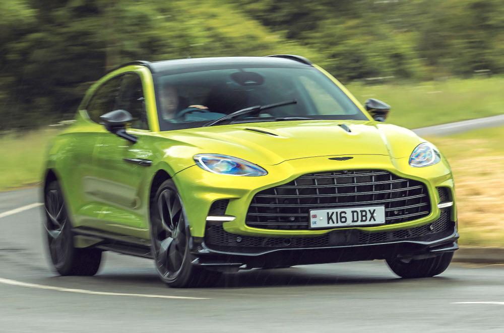 Aston Martin DBX front cornering