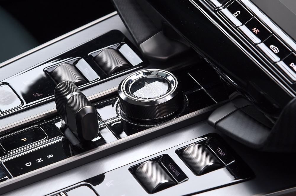 Aston Martin Vanquish start button