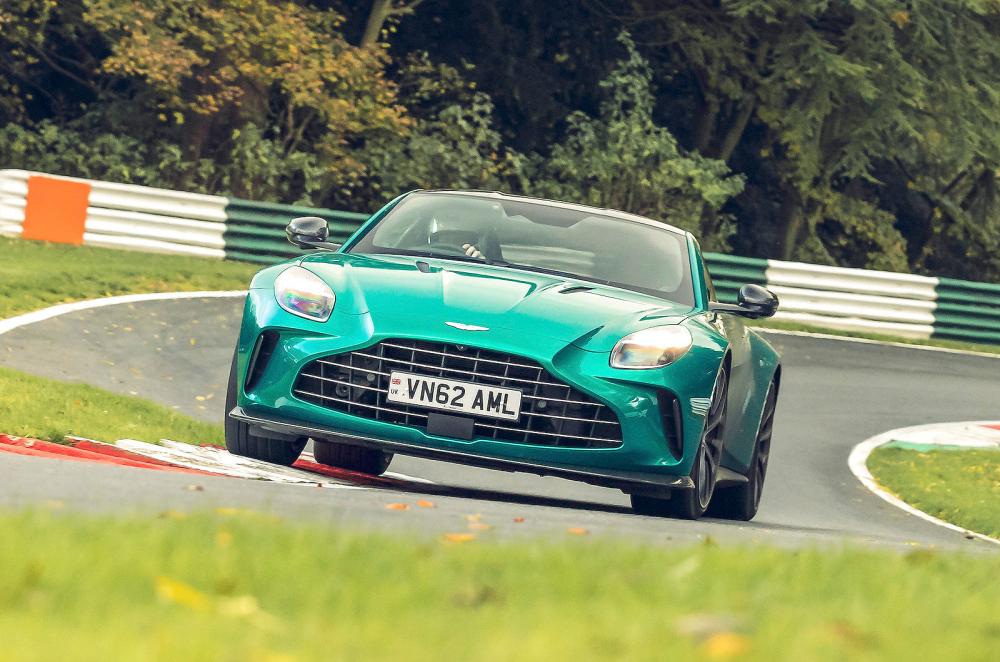 Aston Martin Vantage front cornering