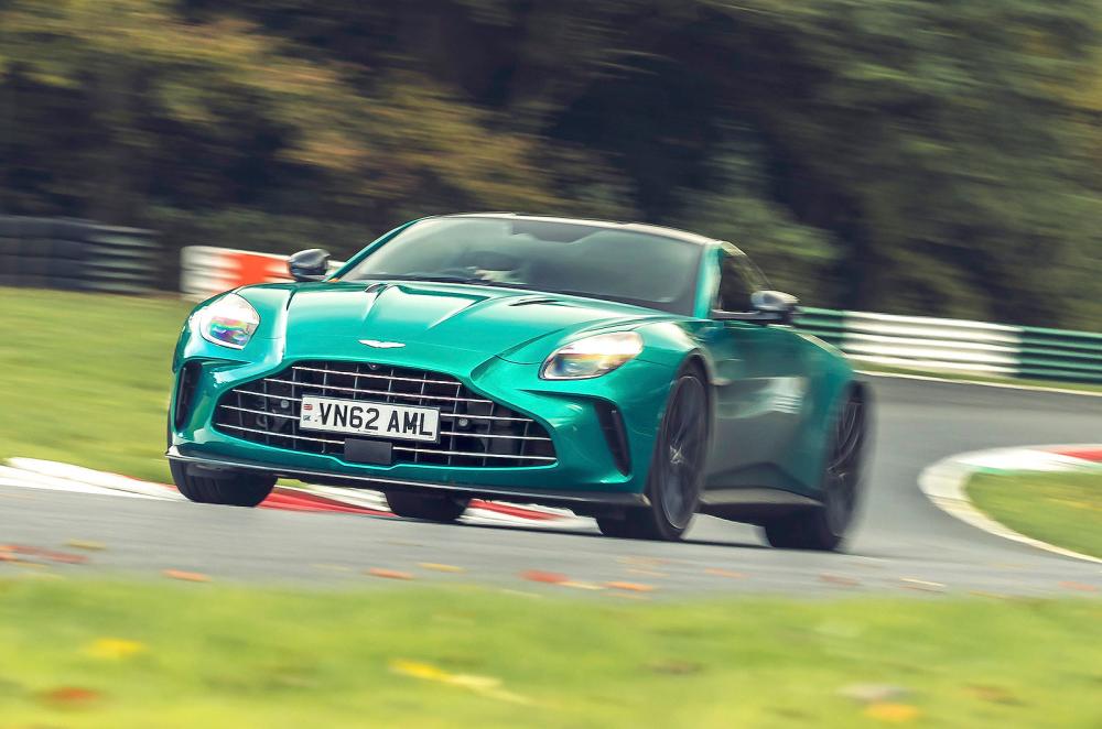 Aston Martin Vantage front left driving