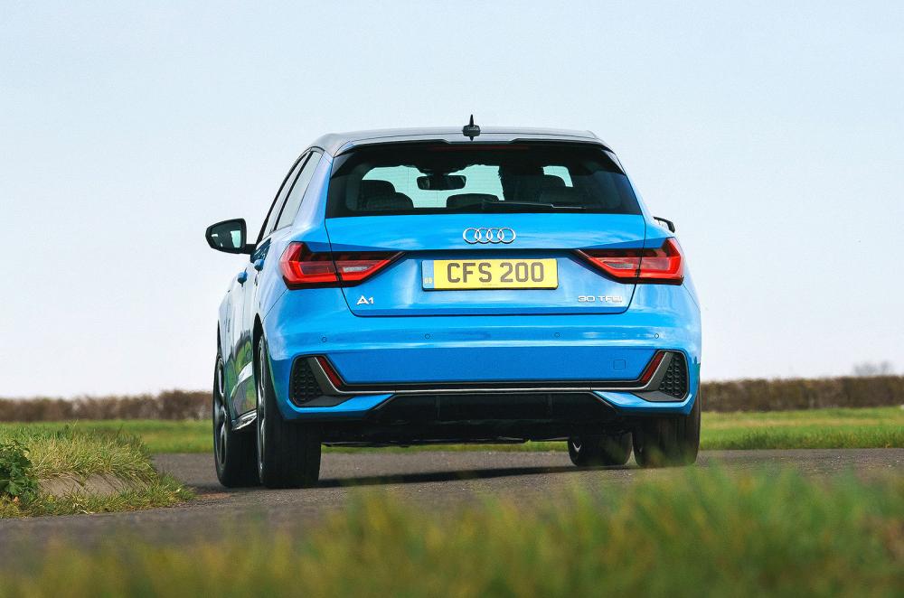 Audi A1 rear cornering