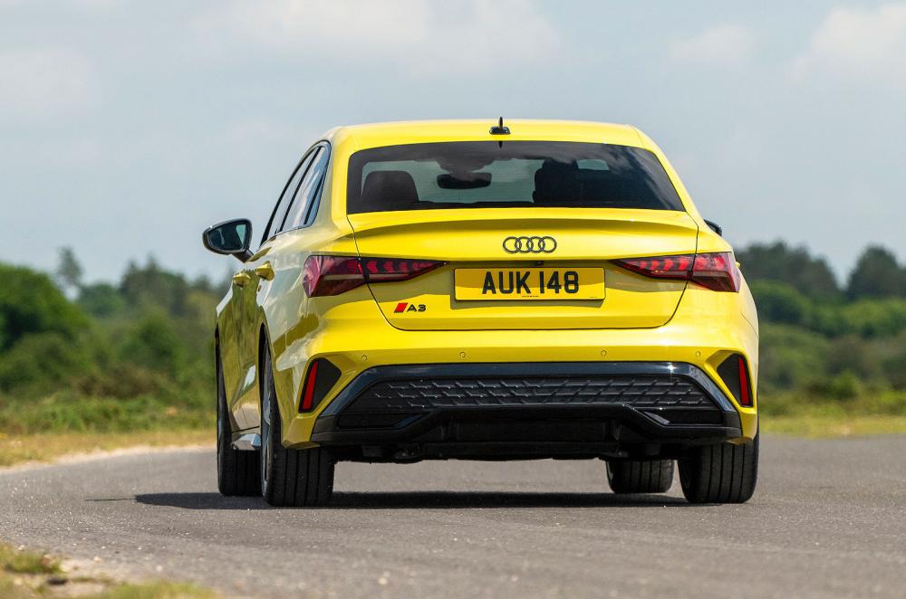 Audi A3 Saloon rear driving