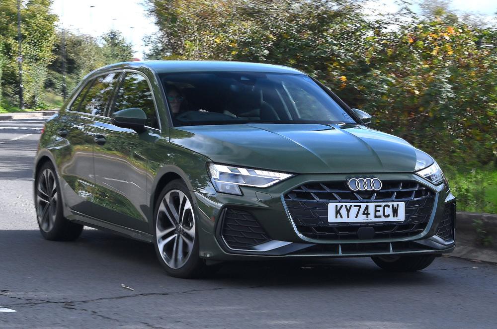 Audi A3 front cornering