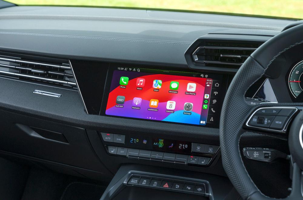Audi A3 infotainment touchscreen