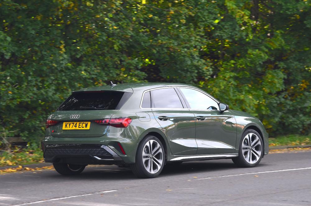 Audi A3 rear right driving