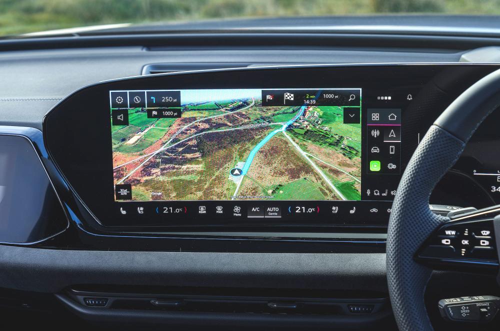 Audi A5 Avant infotainment touchscreen