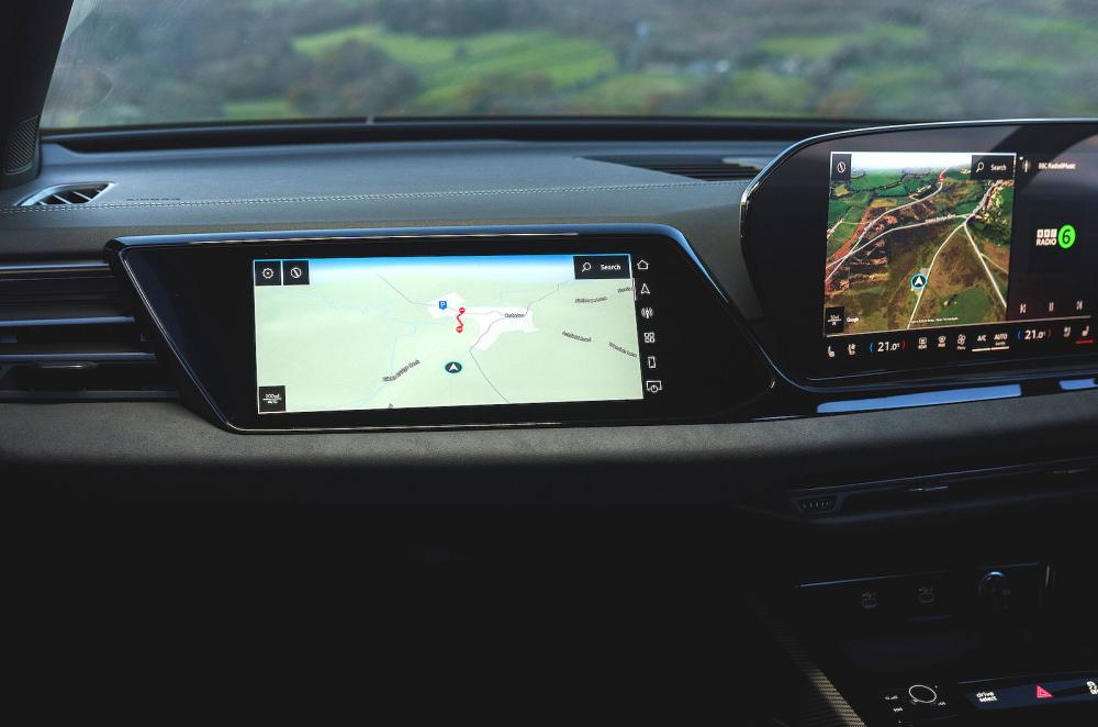 Audi A5 Avant passenger touchscreen