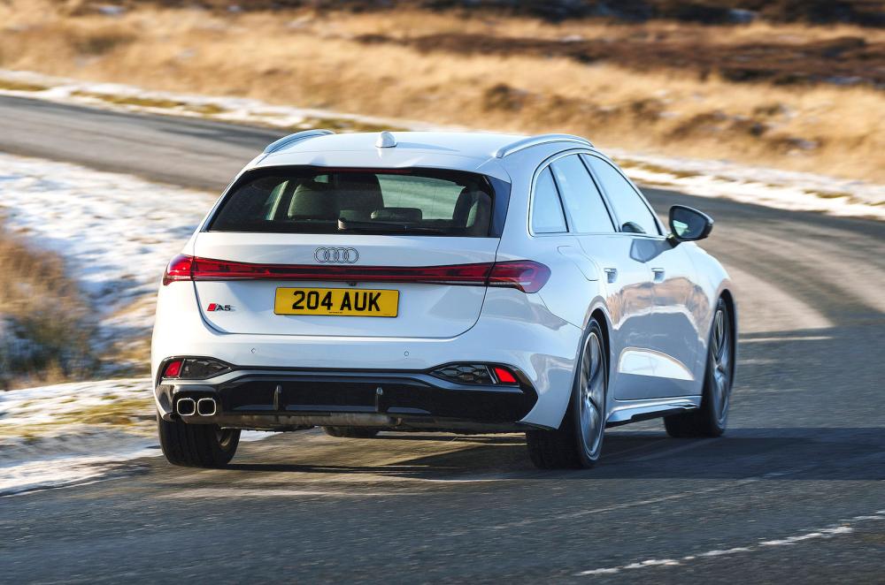 Audi A5 Avant rear cornering