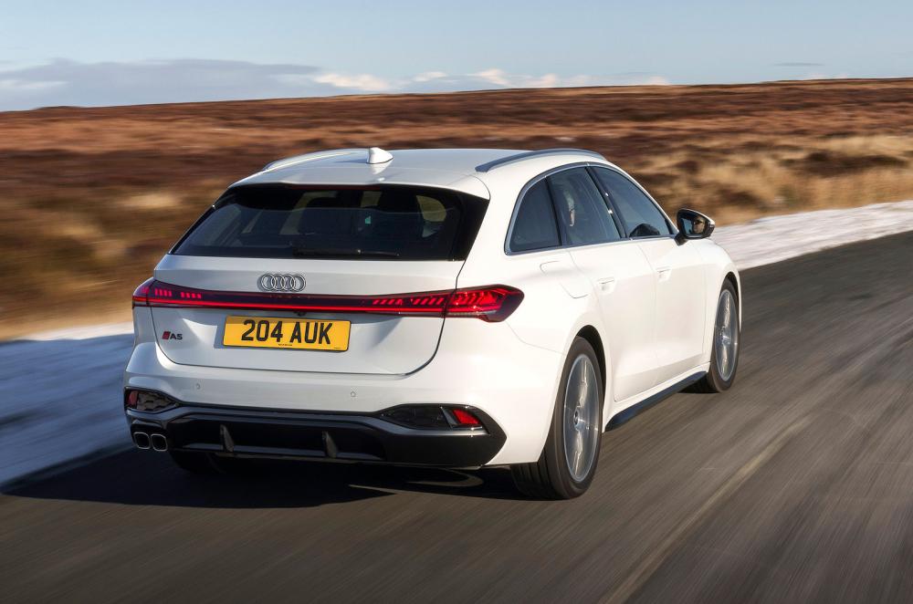 Audi A5 Avant rear right driving