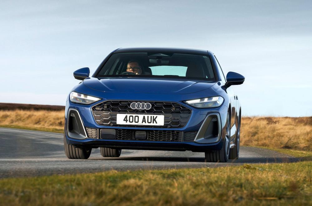 Audi A5 front cornering